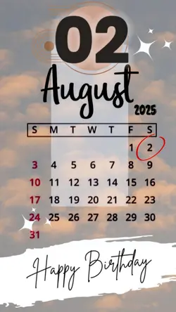 birthday 2 august