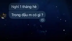Nghỉ 1 tháng hè