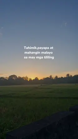 tahimik at payapa