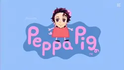 peppa pig tanjiro
