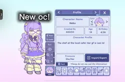 New oc