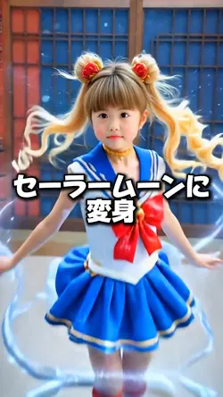 セーラームーン変身動画