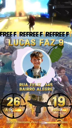 Convite FreeFire