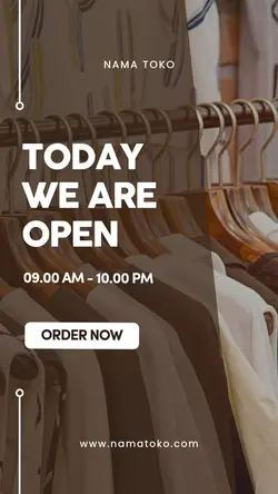 story : we are open