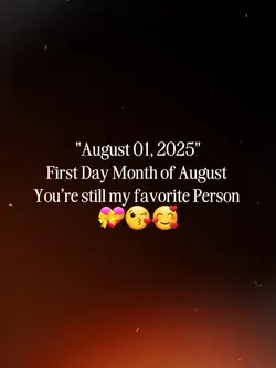 August 01, 2025