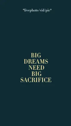 Big dreams
