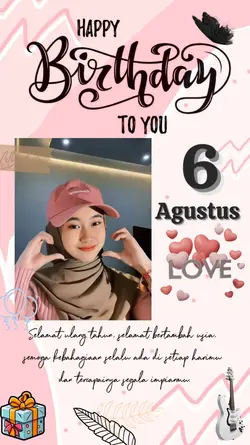 6 Agustus birthday 