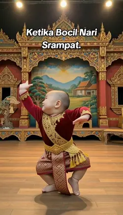 Baby menari srampat