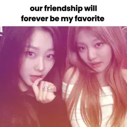 with your bff