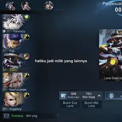 jangan hilangkan dia