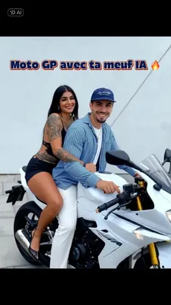 Moto avec  une IA 😍