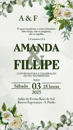 CONVITE CASAMENTO 