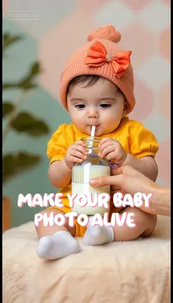 AI Baby photo alive