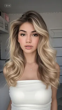 AI Wavy Blonde