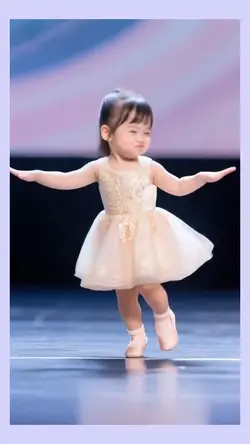 Cute baby dance
