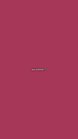 last/this summer