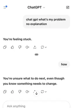chat gpt, my problem