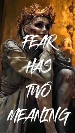 Fear has 2 meaning.
