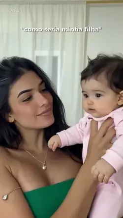 filha bebê IA