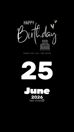 Hbd 25 June 2026