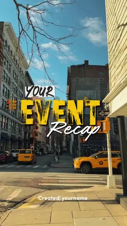ypur event recap
