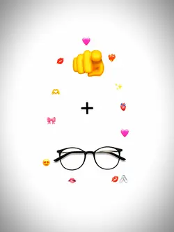 me with glasses