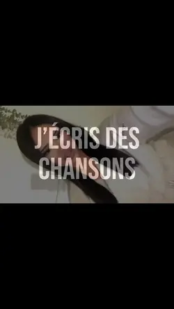 j’écris des chansons