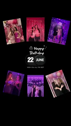 Birthday 22 June