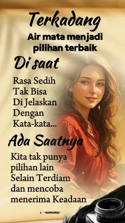Terkadang air mata 