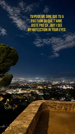 my reflection.