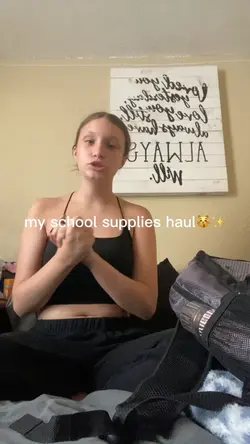 school supplies haul