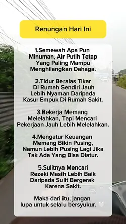 renungan hr ini