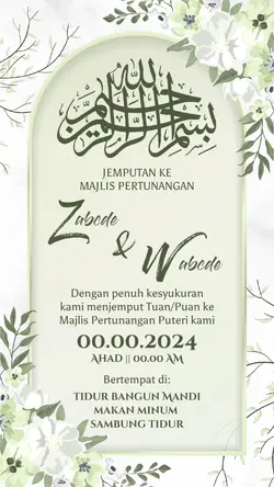 Kad Jemputan Tunang