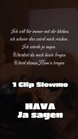 Ich würde ja sagen