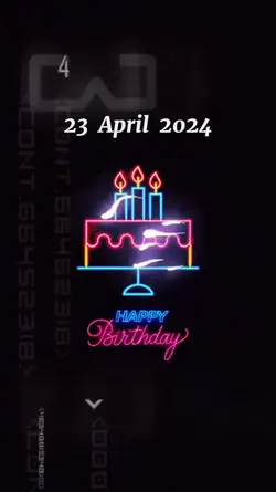 Birthday 23 april