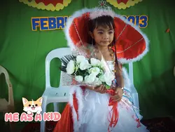me as a kid