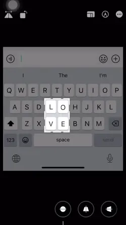 love in keyboard
