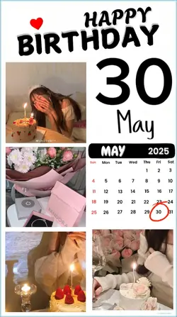 birthday 30 May