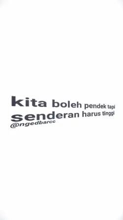 kita boleh pendek