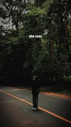 She runs