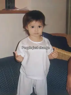 People just change 