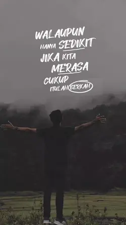 Sedikit tp bersyukur