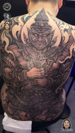 full back tattoo