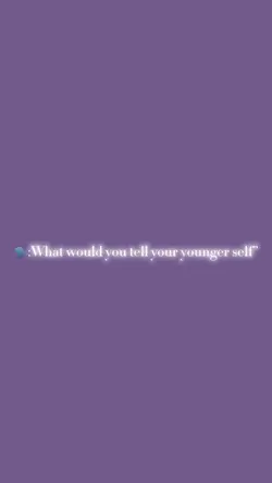 Younger self 