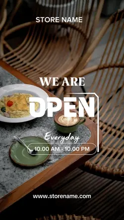 WE ARE OPEN