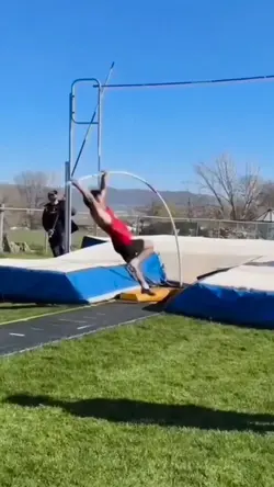 Pole volt transition