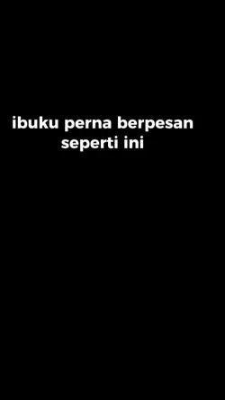 pesan ibu