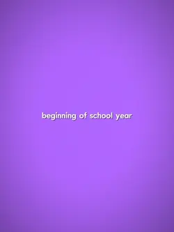 end of school year