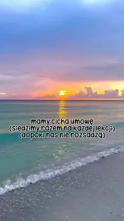 Mamy cichą umowe