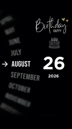 Hbd 26 August 2026